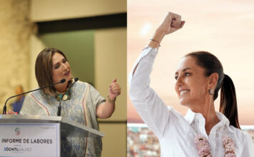 Mexiko Wahlen 2024 um die Präsidentschaft mit Claudia Sheinbaum und Xochitl Galvez