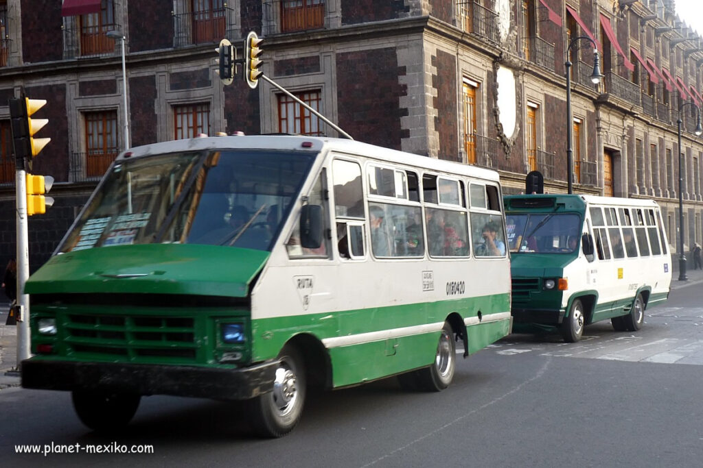 Microbus in Mexiko-Stadt