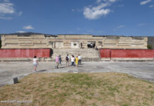 Archäologische Stätte von Mitla in Oaxaca