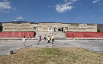 Archäologische Stätte von Mitla in Oaxaca