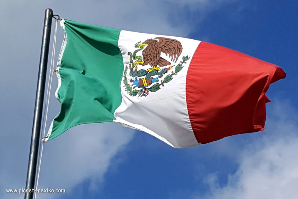 Nationalflagge von Mexiko