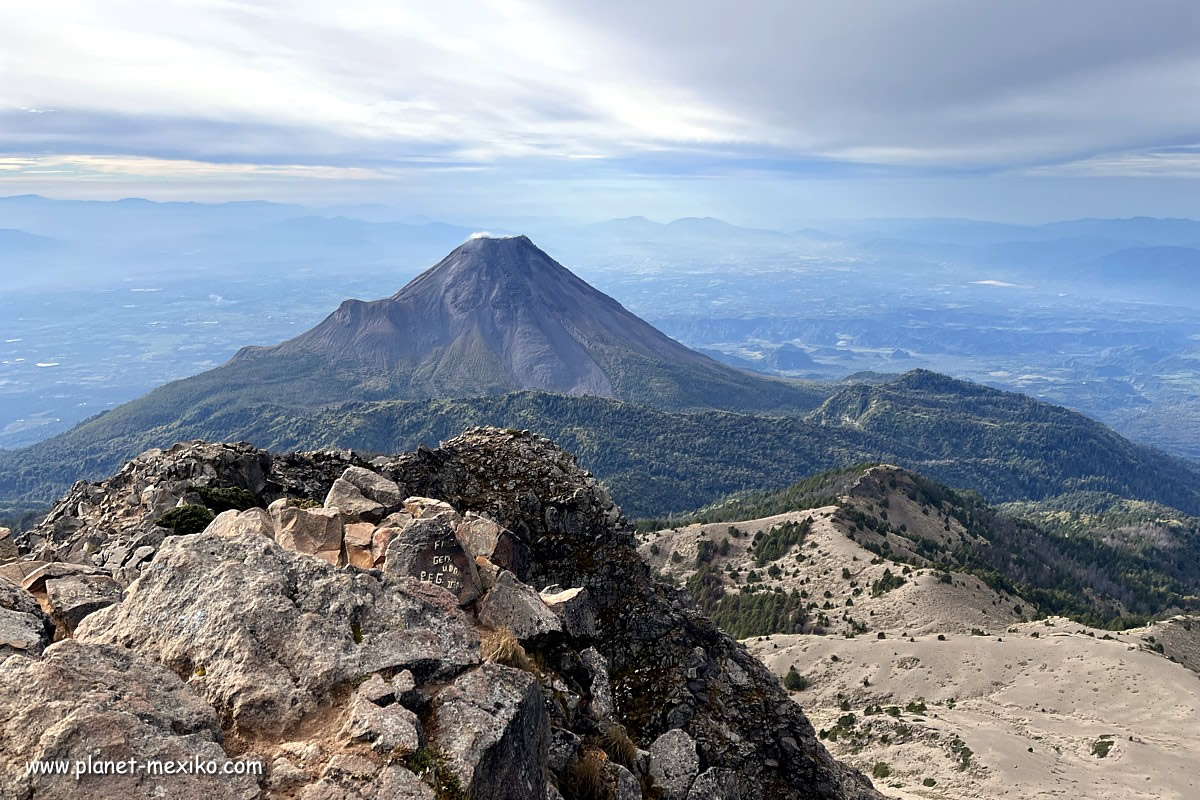 Nationalpark Nevado de Colima mit Volcán de Fuego