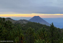 Nationalpark Vulkan Nevado de Colima in Mexiko