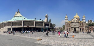 Basilica de la Virgen de Guadalupe Heiligtum und Wallfahrtsort Basilika der Jungfrau Virgen de Guadalupe in Mexiko-Stadt
