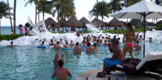 Cancun Spring Break Party in Mexiko