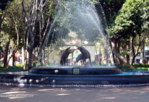 Coyoacán Stadtviertel im Süden von Mexiko City