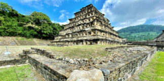 El Tajin Pyramide der Nischen von Veracruz im Osten Mexikos