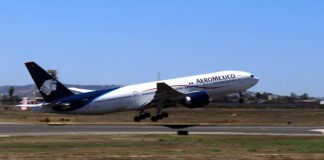 Flug und Fluggesellschaft Airline Aeroméxico aus Mexiko