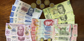 Geld und Währung in Mexiko ist der mexikanische Peso
