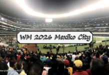 Mexiko City Spielort und Azteken-Stadion Fussball-WM 2026