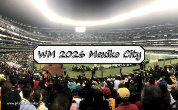 Mexiko City Spielort und Azteken-Stadion Fussball-WM 2026