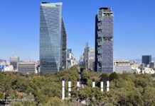 Boulevard Paseo de la Reforma Prachtstrasse in Mexiko-Stadt