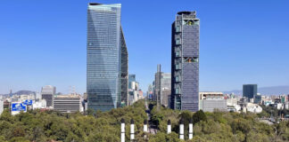 Boulevard Paseo de la Reforma Prachtstrasse in Mexiko-Stadt