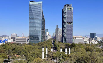 Boulevard Paseo de la Reforma Prachtstrasse in Mexiko-Stadt