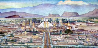 Templo Mayor von Tenochtitlan Hauptstadt der Azteken in Mexiko