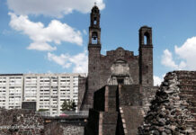 Tlatelolco der Platz der Drei Kulturen in Mexiko-Stadt