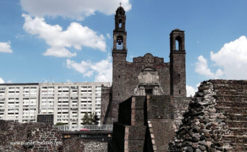 Tlatelolco der Platz der Drei Kulturen in Mexiko-Stadt