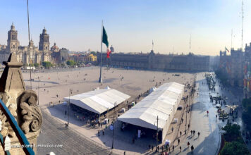 Zocalo Plaza Constitucion Platz Mexiko-Stadt