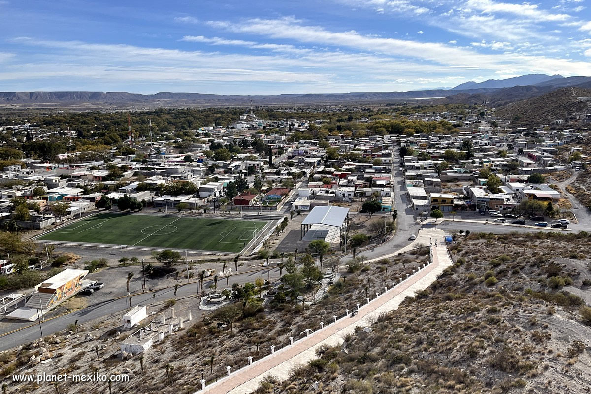 Panorama des Pueblo Magico Parras de la Fuente