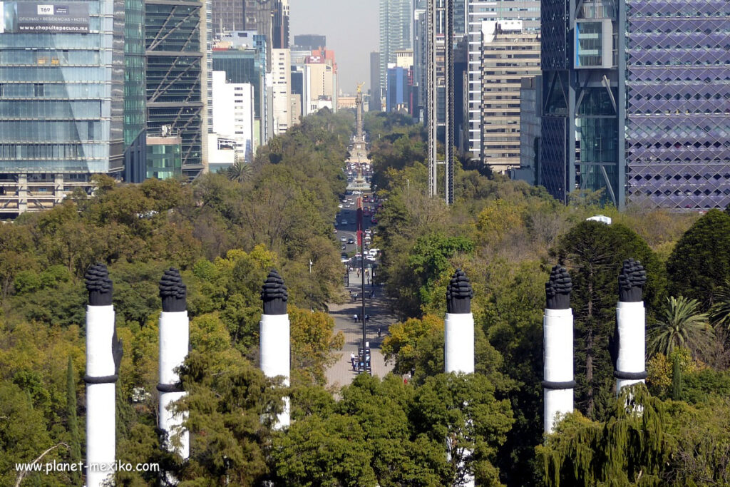 Paseo de la Reforma und Zona Rosa Mexiko-Stadt