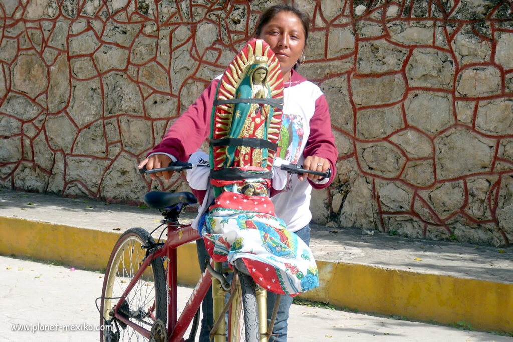 Pilger mit dem Fahrrad in Mexiko