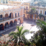 Zócalo oder Plaza de Armas in Veracruz-Stadt