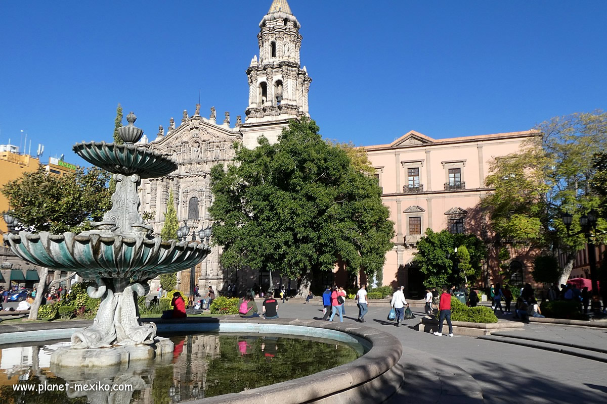Plaza del Carmen in San Luis Potosi