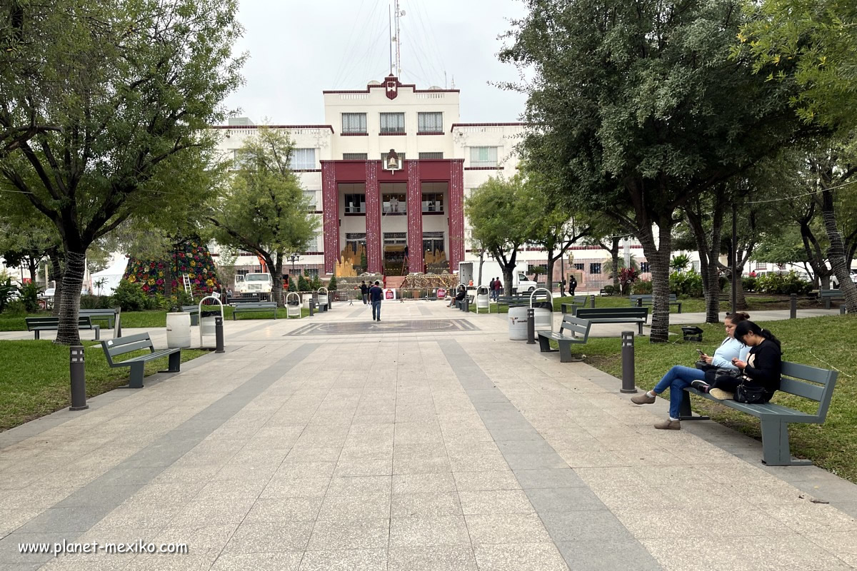 Plaza Juarez mit Palacio de Gobierno von Tamaulipas