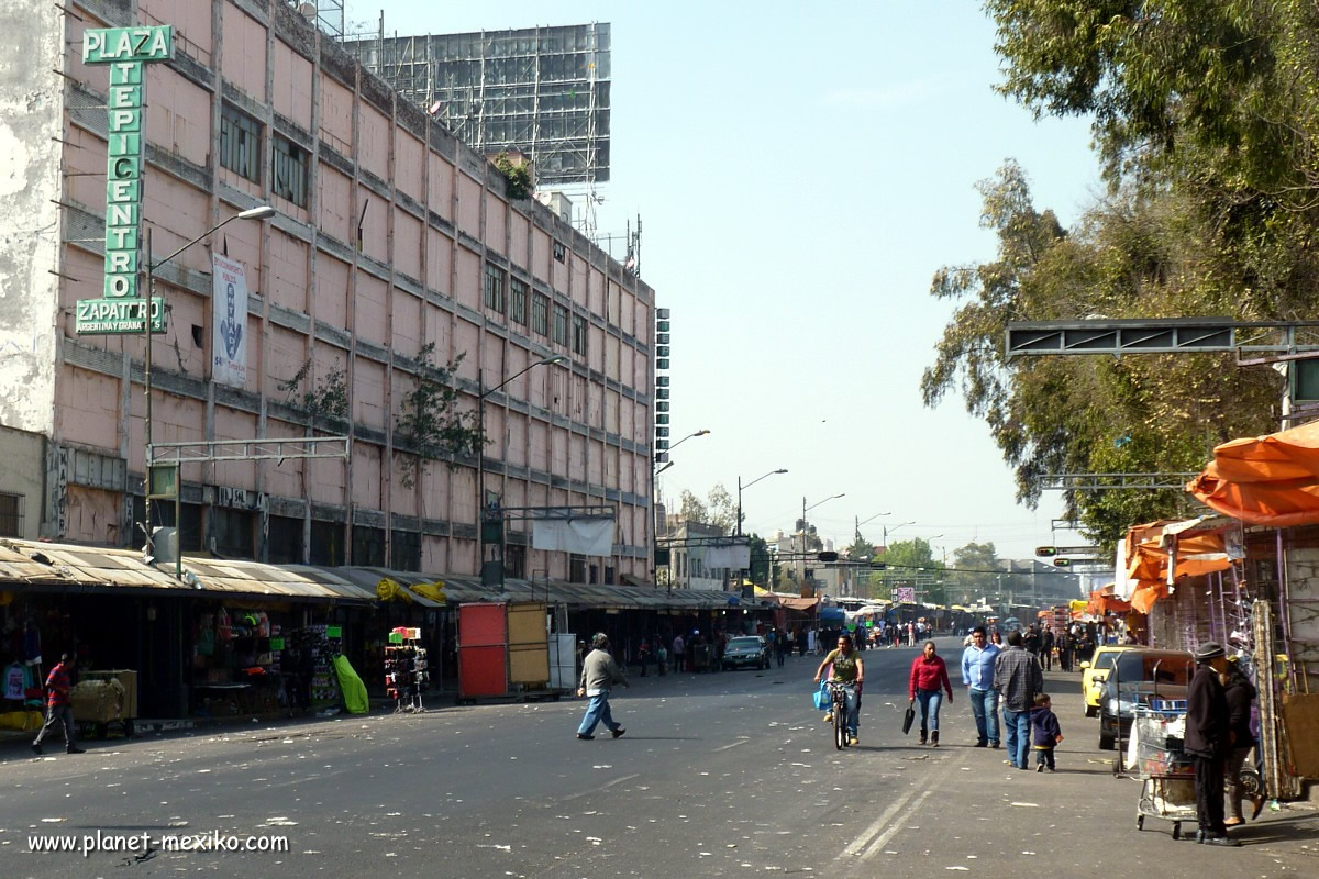 Plaza Tapicentro im Stadtviertel Tepito