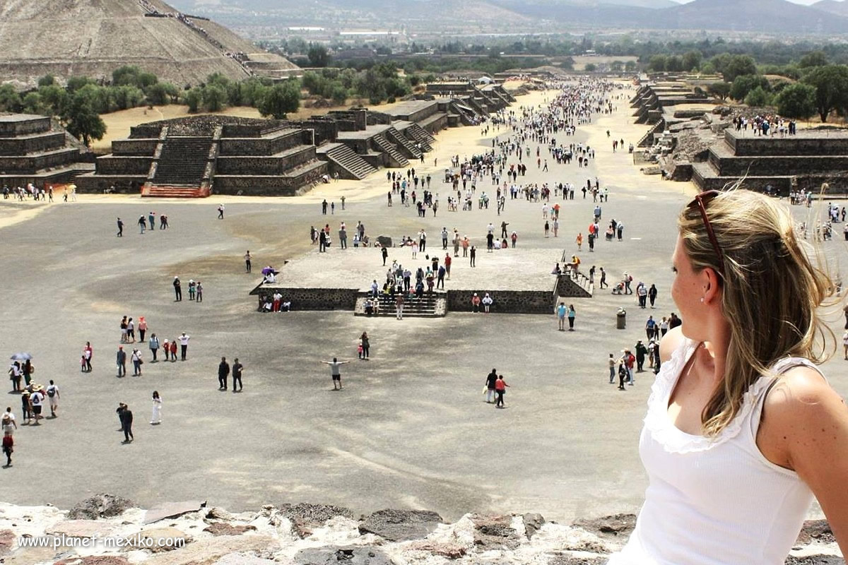 Pyramiden Teotihuacán Sehenswürdigkeit Reisen in Mexiko