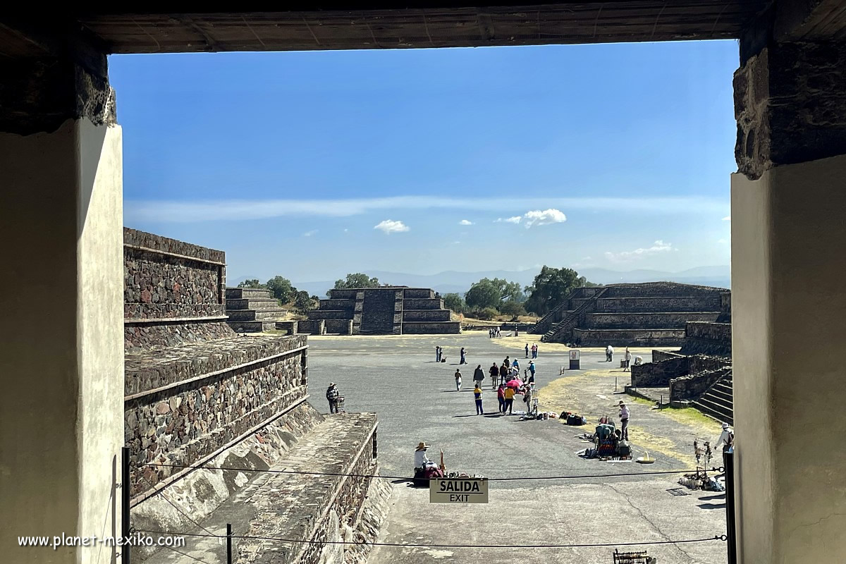 Ruinenstadt Volk und Hochkultur Teotihuacan