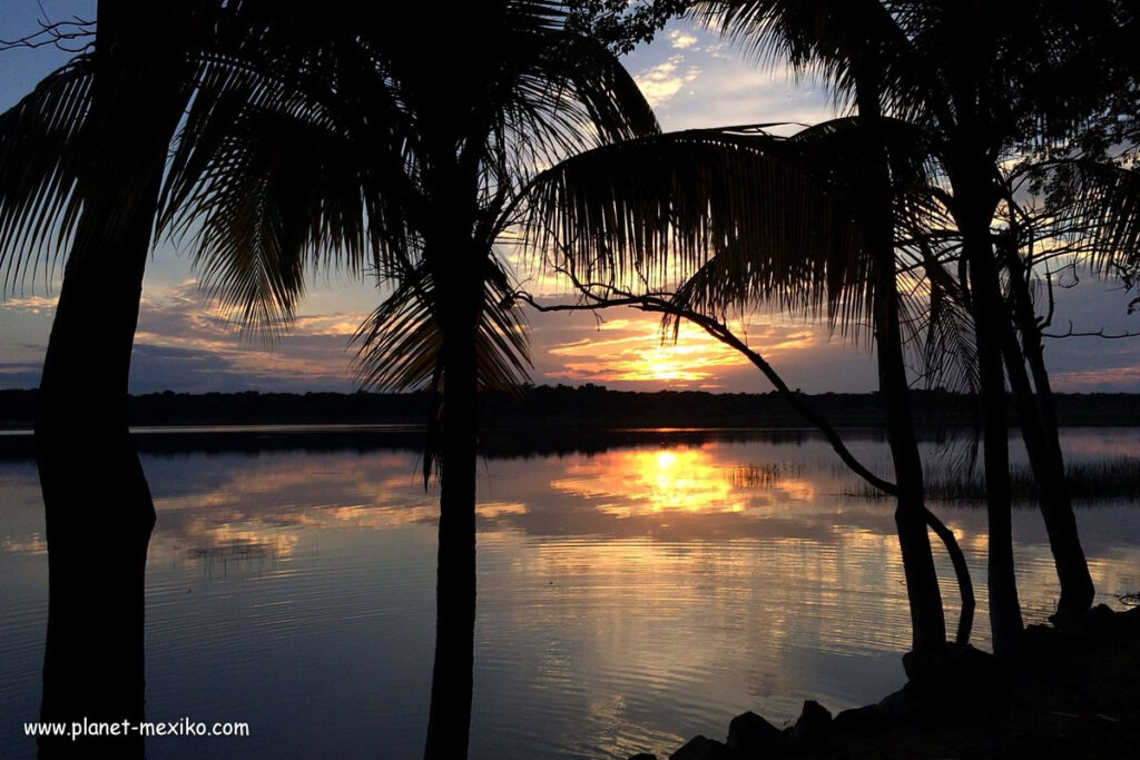 Lagune und See von Cobá