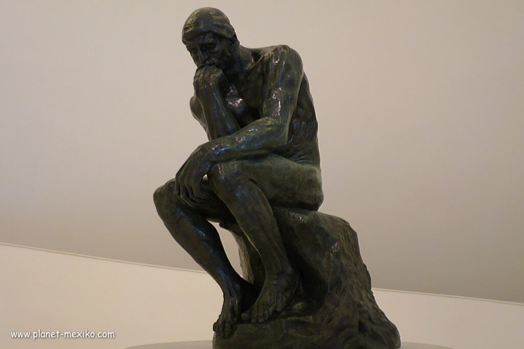 Skulptur Der Denker von Auguste Rodin