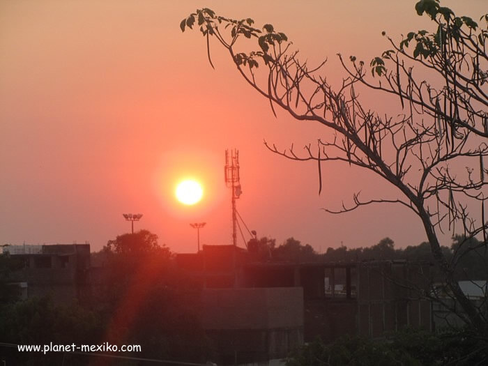 Sonnenuntergang Haus Guadalajara