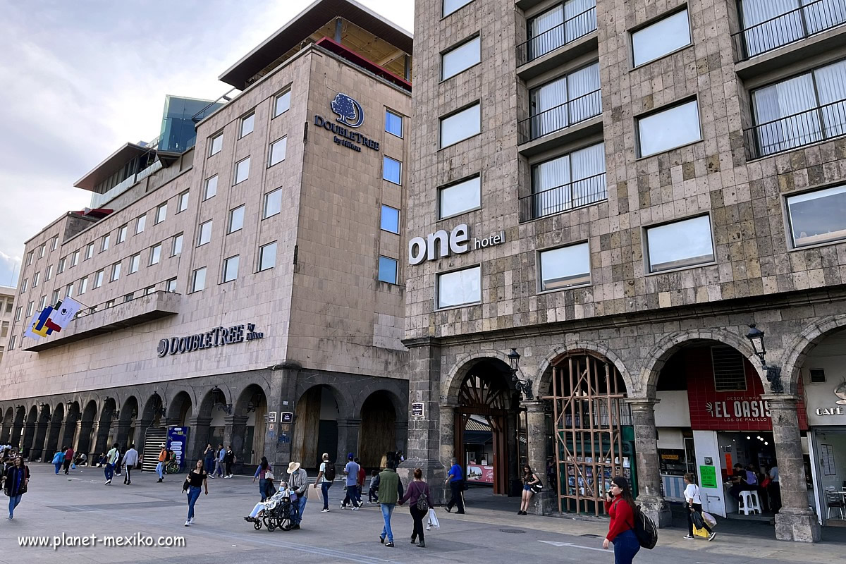 Stadthotel Hilton und One in Guadalajara