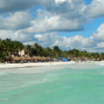 Karibischer Strand an der Riviera Maya