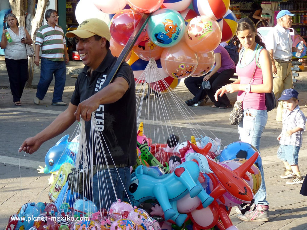 Strassenverkäufer in Guadalajara