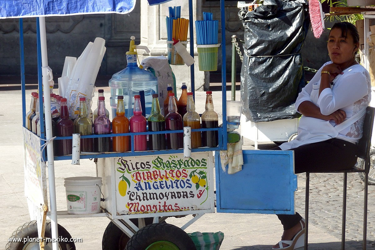 Street Food als Dessert, Raspados ein mexikanisches Eis