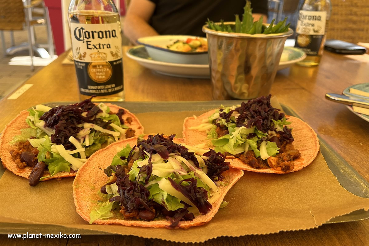 Tacos mexikanisch essen und trinken