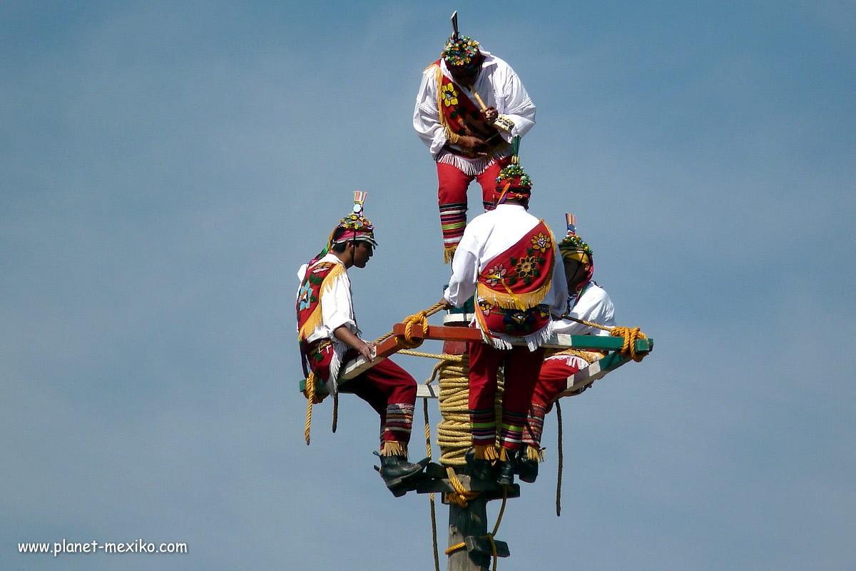 Tanz der Voladores von Papantla aus Veracruz