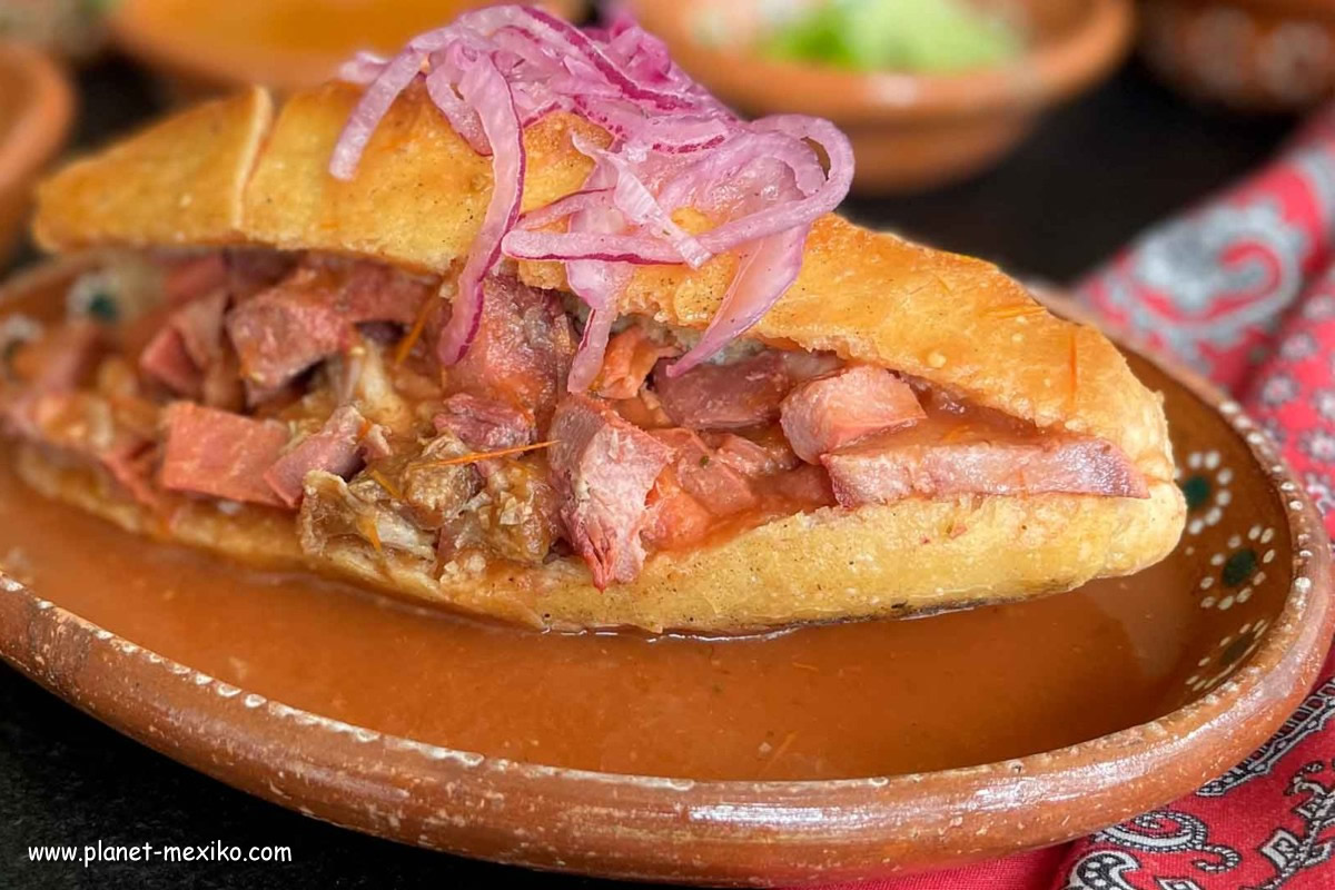 Torta Ahogada Sandwich aus Guadalajara