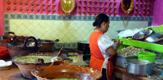 Typisch mexikanische Küche