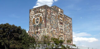 Bibliothek Universität UNAM Mexiko-Stadt