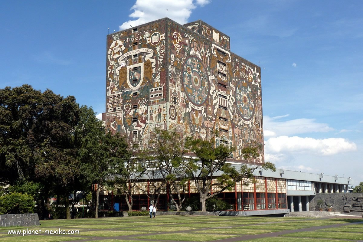Bibliothek Universität UNAM Mexiko-Stadt