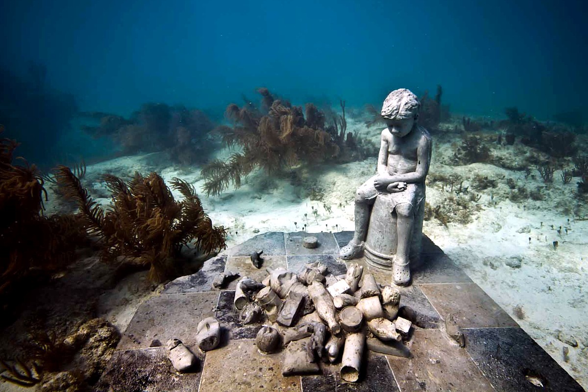 Unterwasser Kunstwerk von Jason de Caires Taylor