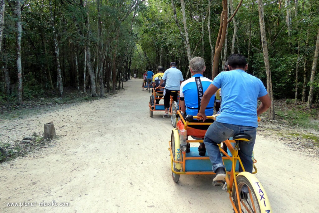 Mit Bici Taxi durch den Urwald