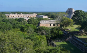 Maya-Stadt Uxmal auf der Ruta Puuc