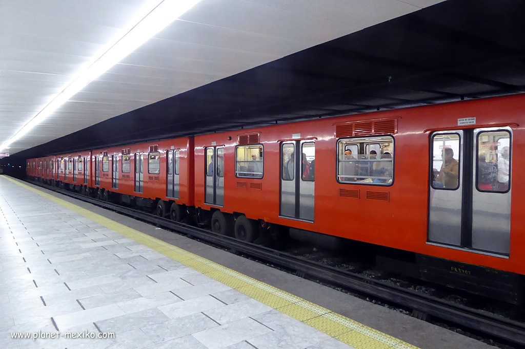 Verkehrsmittel Metro in Mexiko-Stadt
