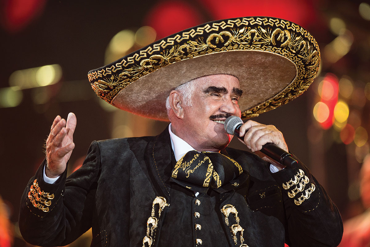 Mexikanischer Sänger Vicente Fernández