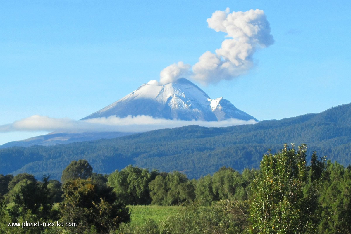 Vulkan Popocatépetl